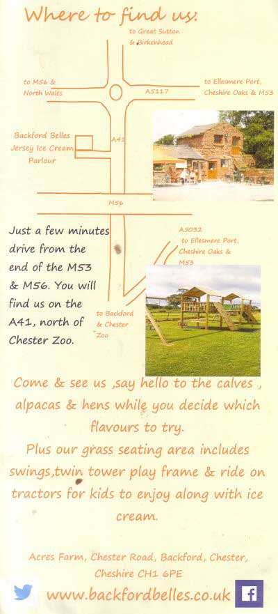 Chestertourist.com - Backford Belles Jersey Ice Cream Page Two